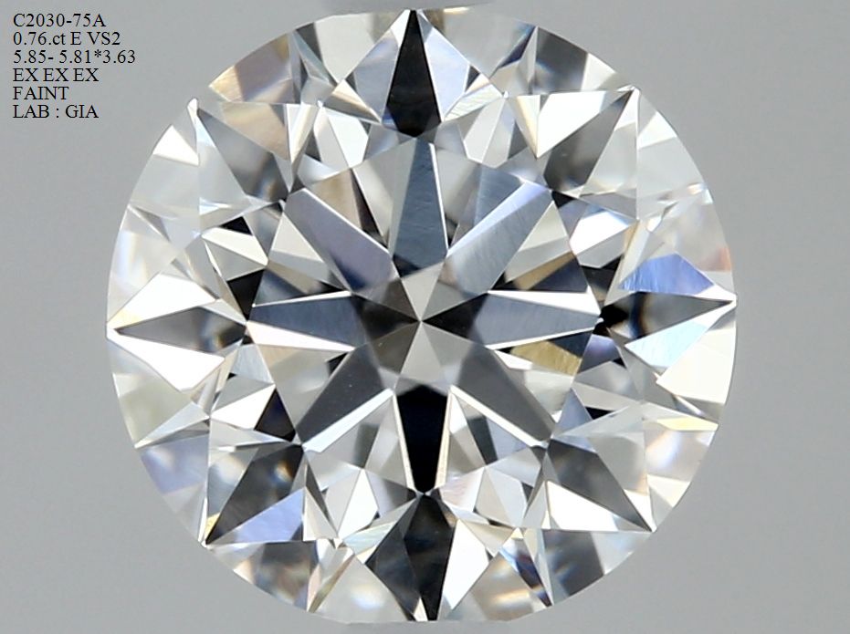 Prírodný diamant okrúhly...