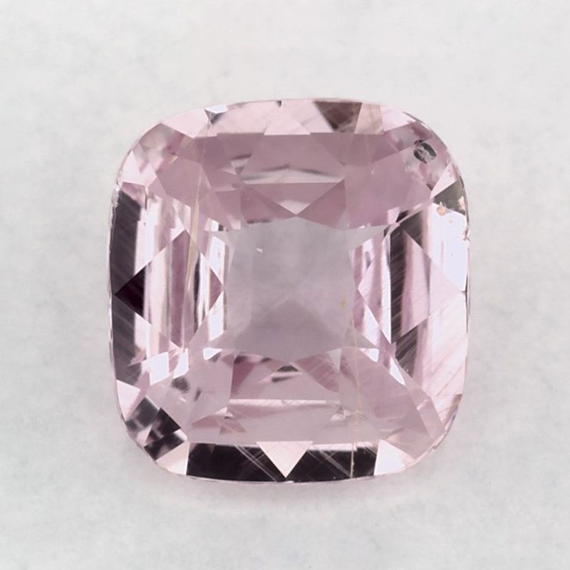 Szafir 1,47 ct, różowy, szlif cushion