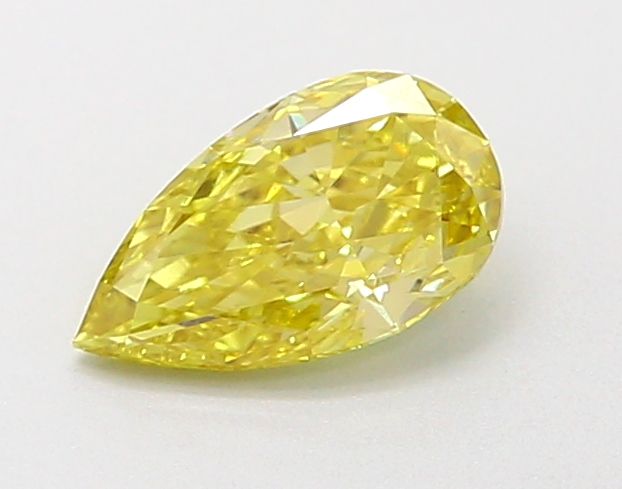 0.47 CT Fancy Intense Yellow PEAR