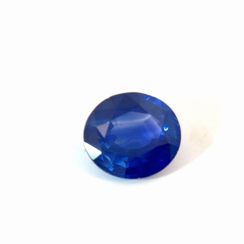 Szafir 1,65 ct, niebieski, szlif owalny