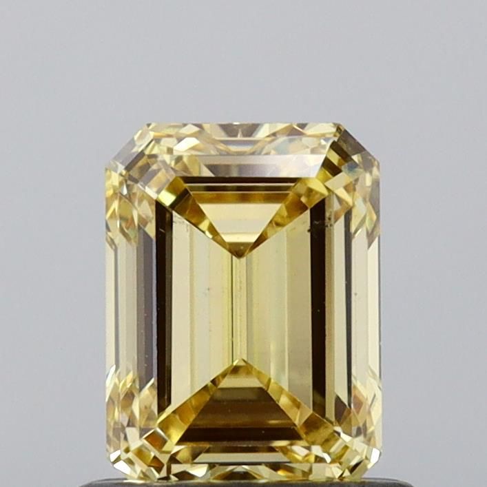 1.0 CT Fancy Vivid Yellow EMERALD