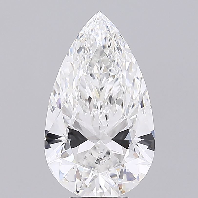 Diamant Poire 7.03 ct - Couleur E - Pureté VVS2