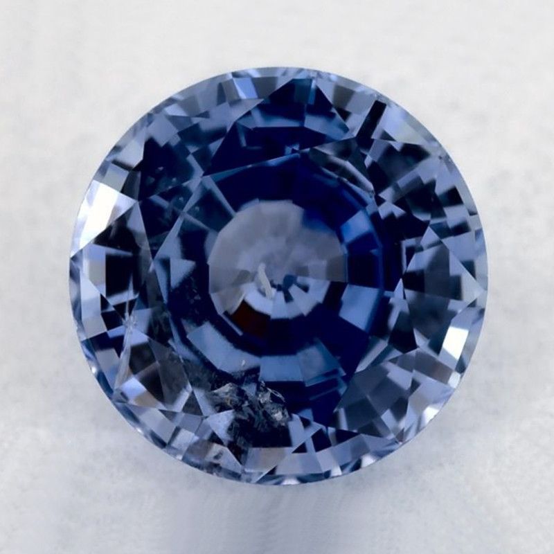Szafir 1,26 ct, niebieski, szlif okrągły