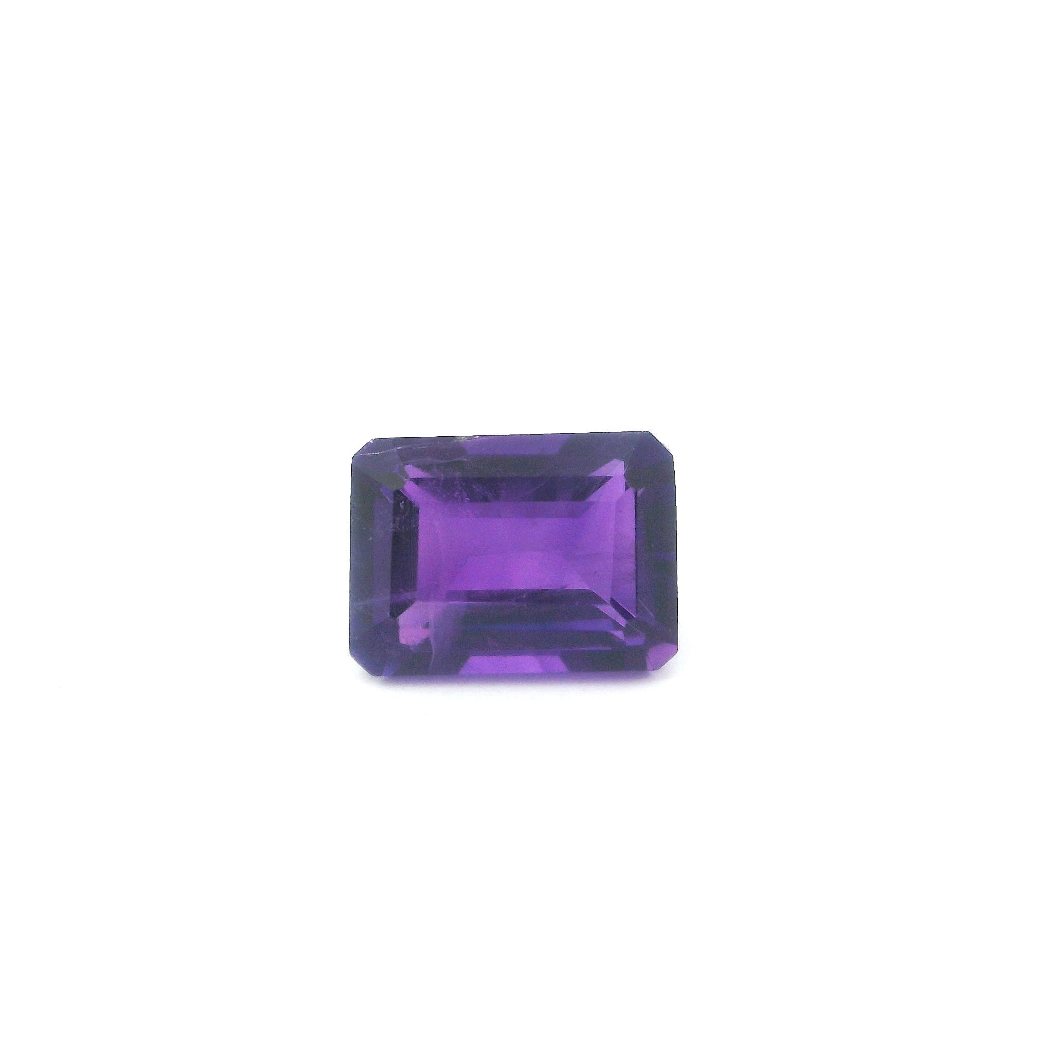Ametyst 1,11 ct, purpurowy, szlif ośmiokątny