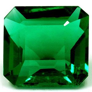 Szmaragd 1,28 ct, zielony, szlif szmaragdowy