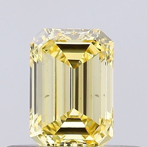 0.29 CT Fancy Intense Yellow EMERALD