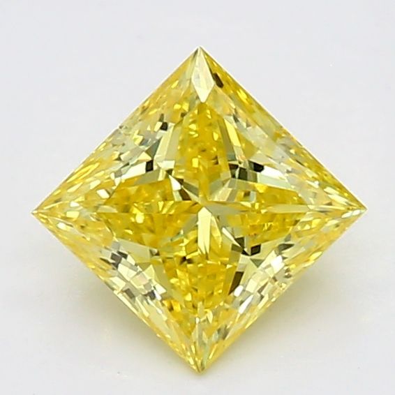 0.55 CT Fancy Vivid Yellow PRINCESS