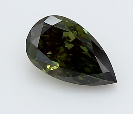 0.48 CT Fancy Deep Green PEAR