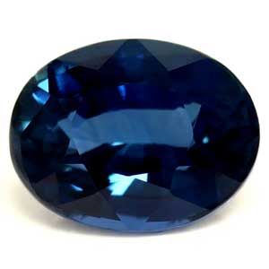 SAPPHIRE FACETED 0.93ct BLUE Intense Blue EC MADAGASCAR NONE