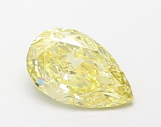 0.38 CT Fancy Yellow PEAR