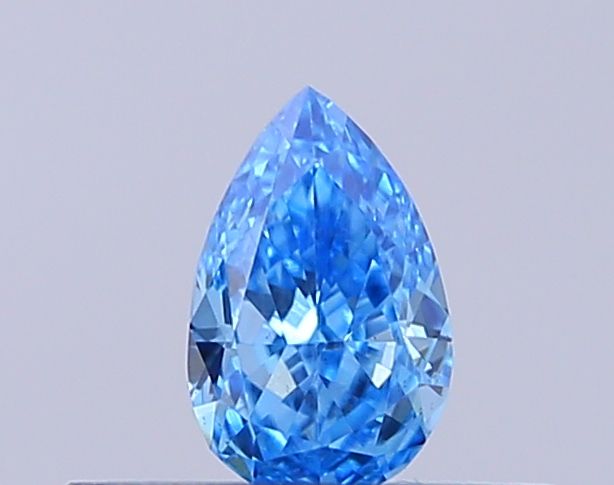 0.24 CT Fancy Vivid Blue PEAR