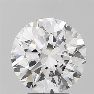 Diamant Rond 3.10 ct - Couleur G - Pureté SI2