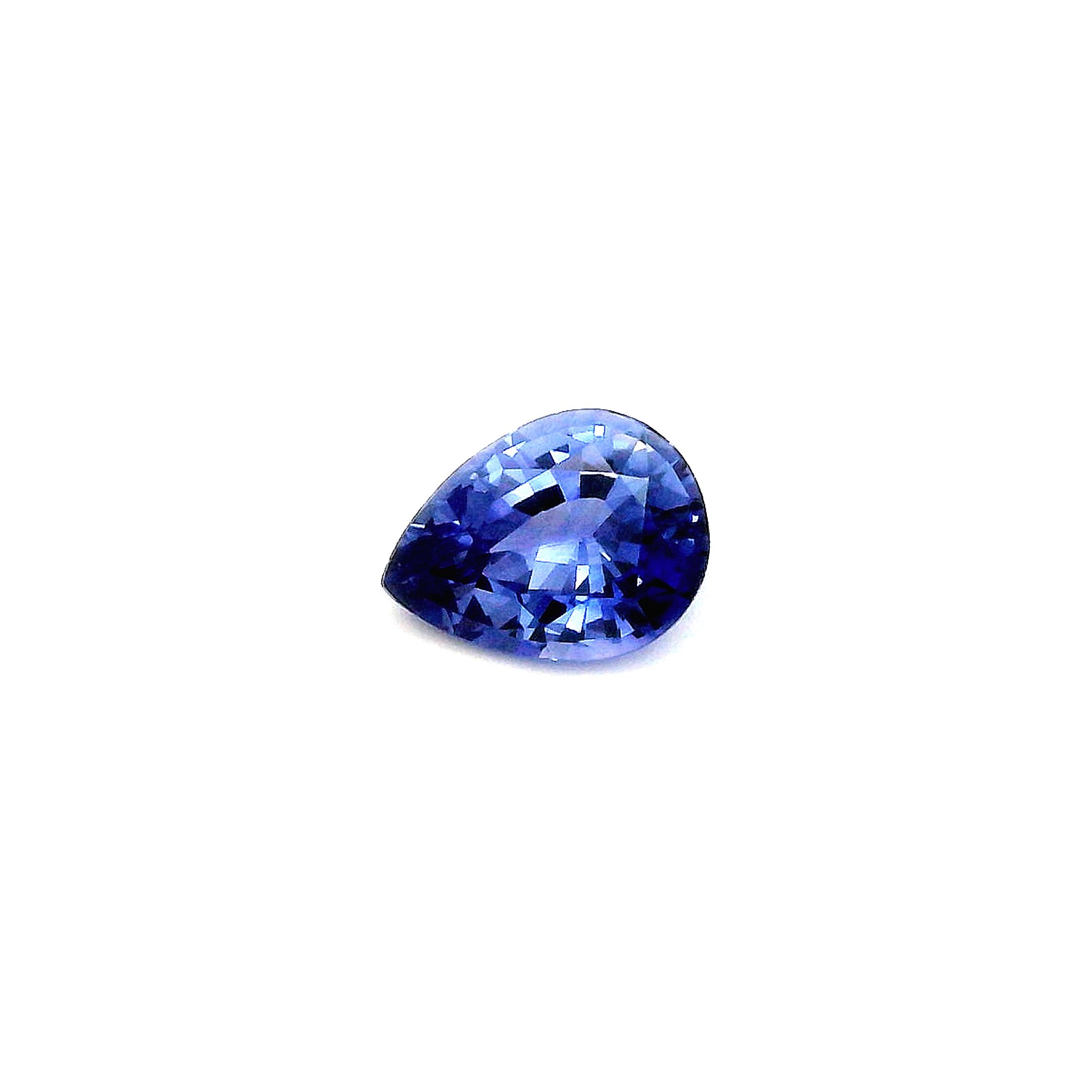1.09 ct Pear sapphire