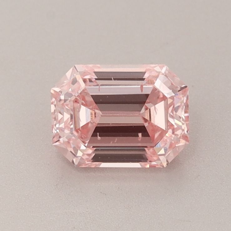 0.82 CT Fancy Intense Pink EMERALD