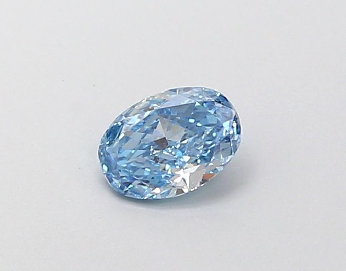 0.3 CT Fancy Vivid Blue OVAL