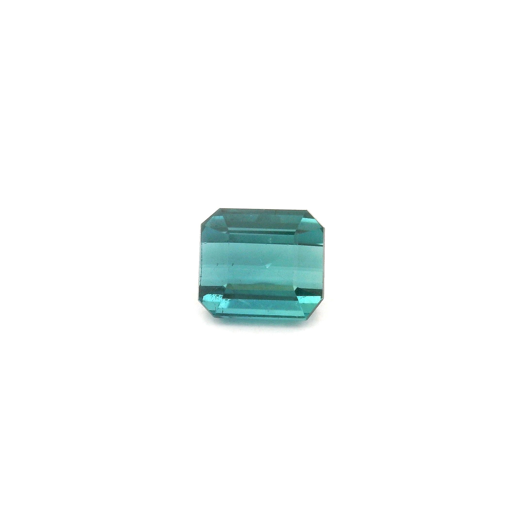 Turmalin 1,94 ct, niebieski, szlif ośmiokątny