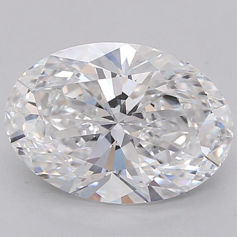 Diamant Ovale 4.03 ct - Couleur D - Pureté VS2