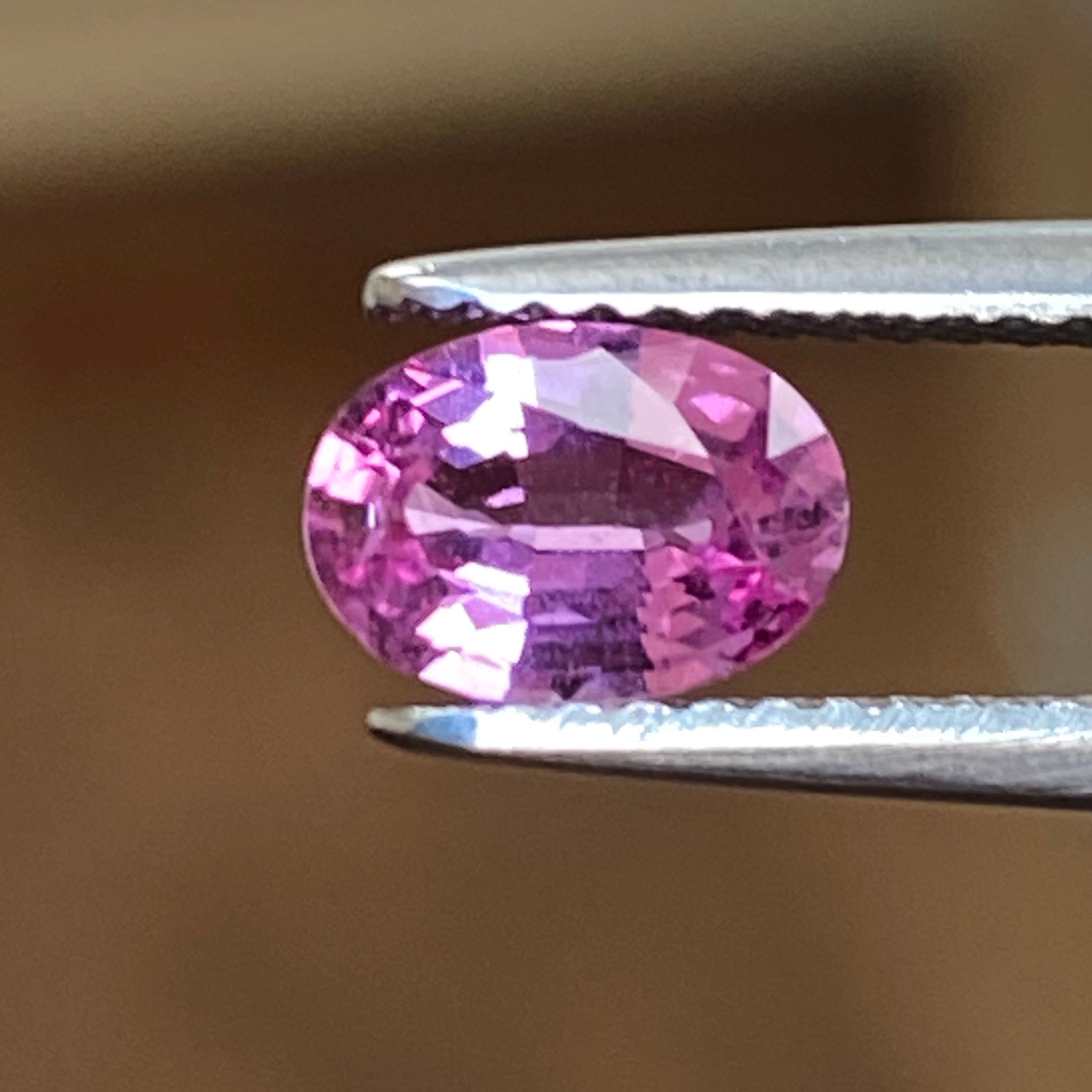 SAPPHIRE FACETED 0.92ct PINK PINK EC SRILANKA HEATED