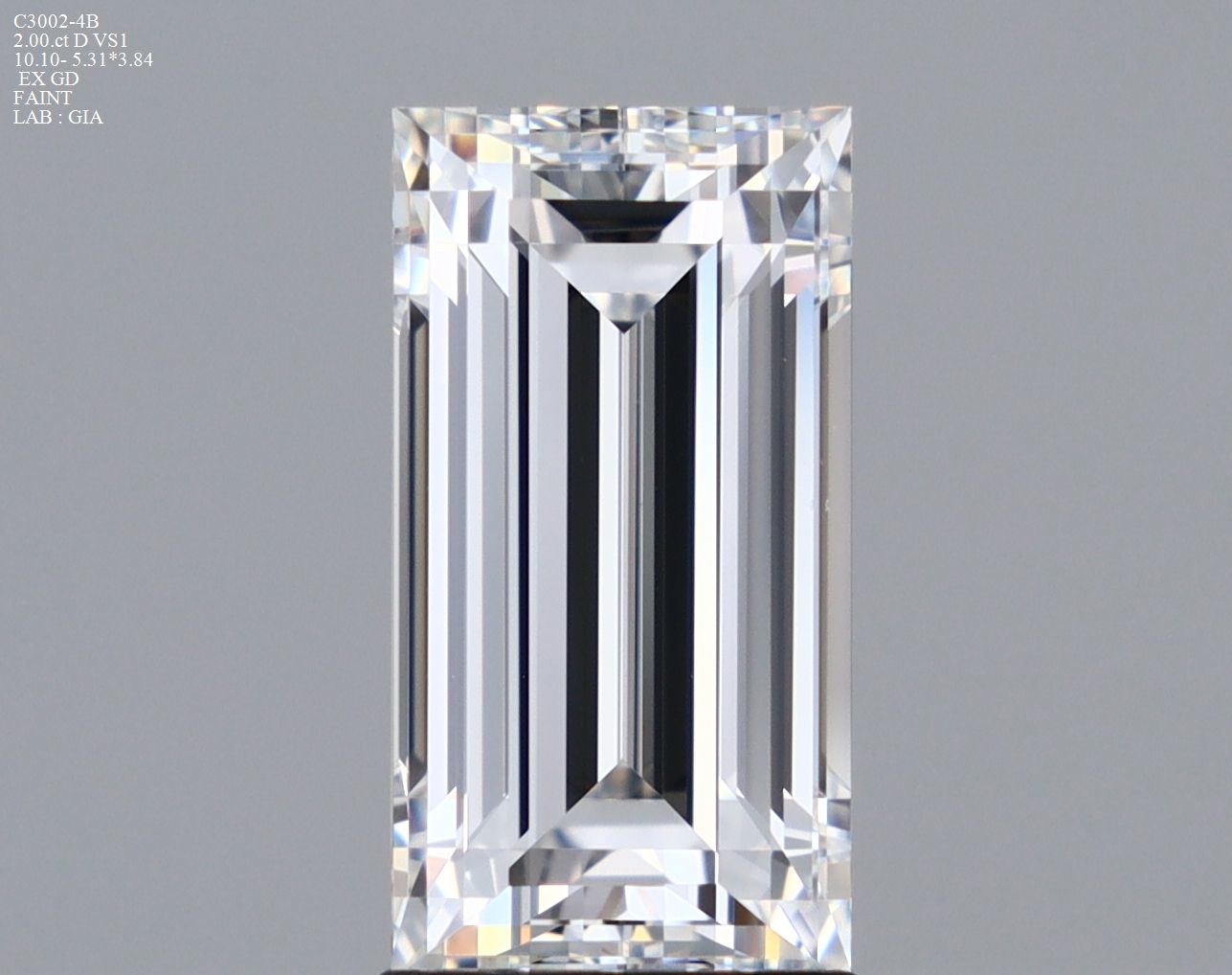 Prírodný diamant bageta,...