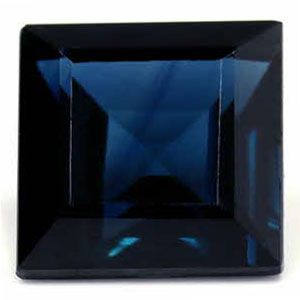 Szafir 1,24 ct, niebieski, szlif kwadratowy