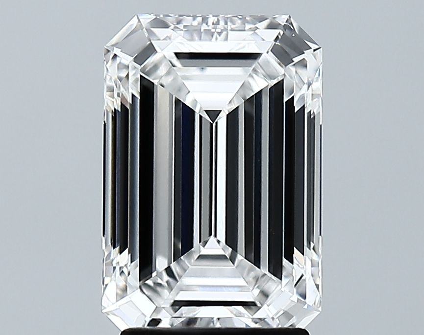Diamant Émeraude 2.82 ct - Couleur D - Pureté VS1