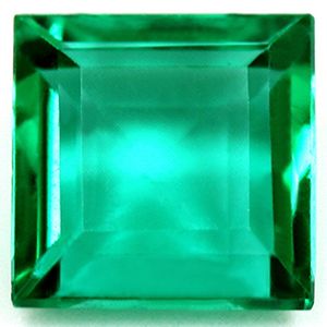 Szmaragd 1,93 ct, zielony, szlif kwadratowy