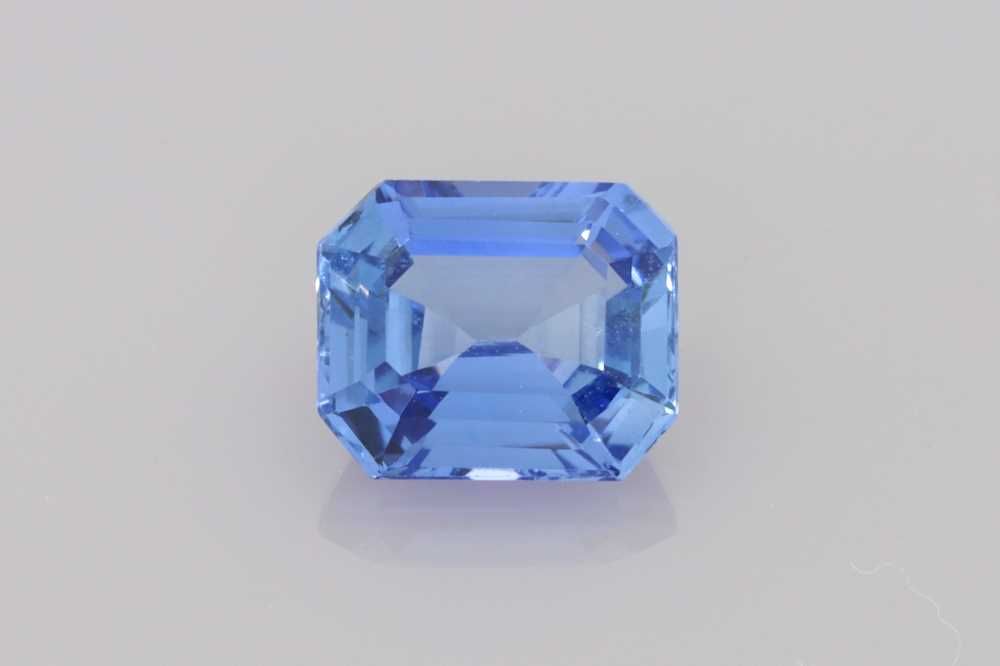Szafir 1,70 ct, niebieski, szlif ośmiokątny