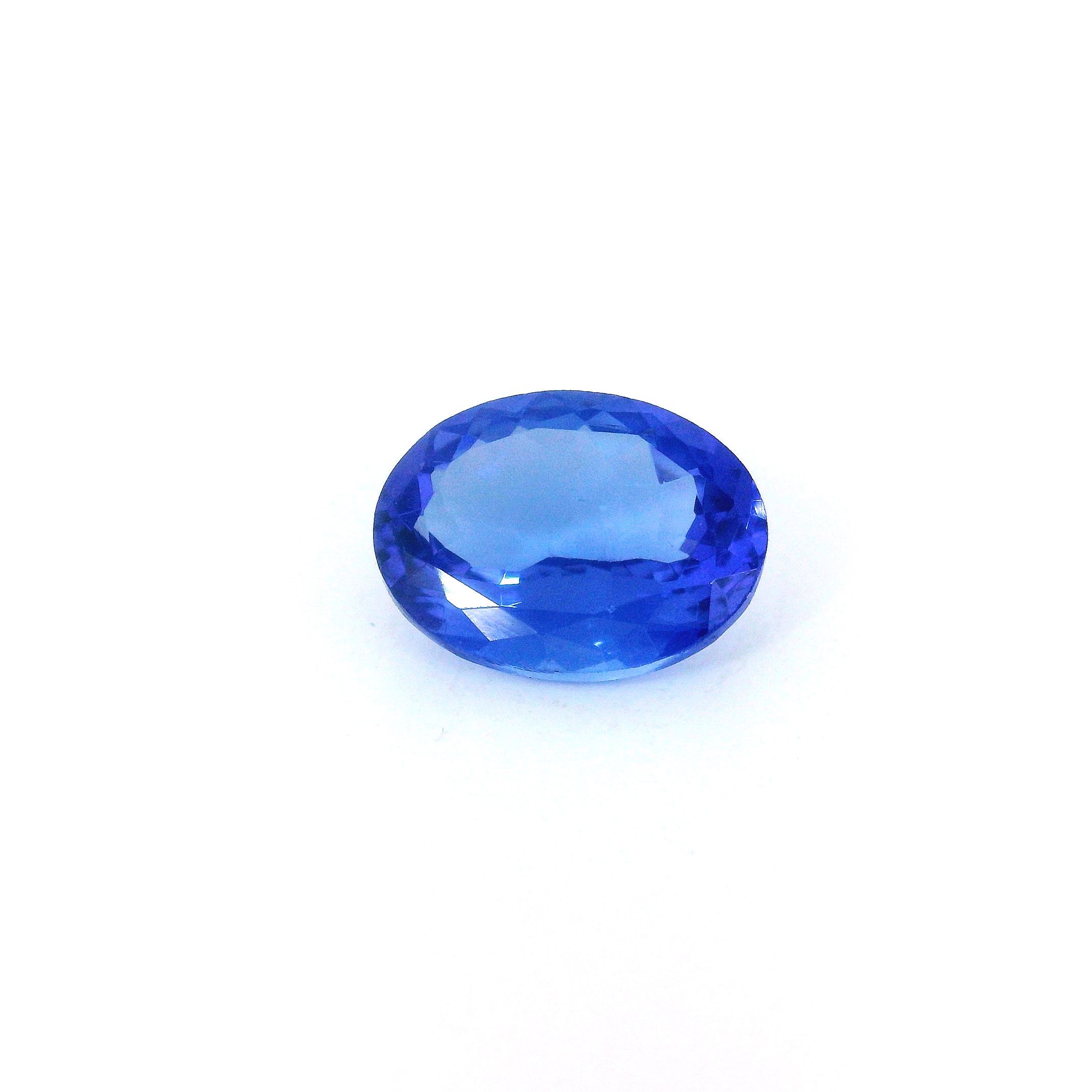 Tanzanit 1,80 ct, niebieski, szlif owalny