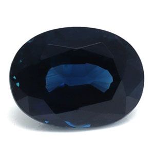 Szafir 1,91 ct, niebieski, szlif owalny