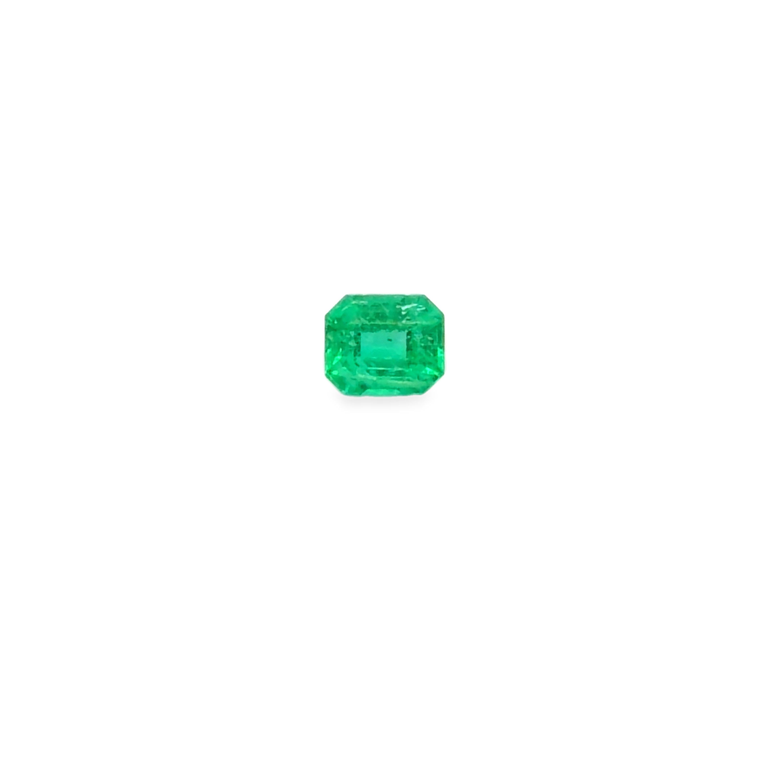1.31 ct Octagonal emerald