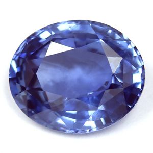 Szafir 2,37 ct, niebieski, szlif owalny
