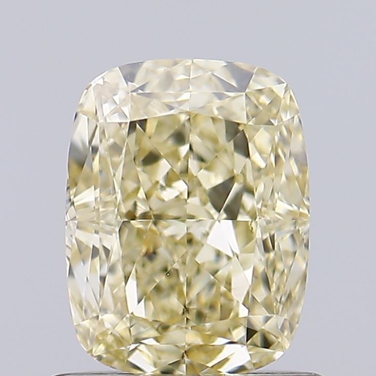 0.87 CT Fancy Intense Yellow CUSHION MODIFIED