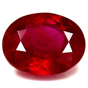 RUBY FACETED 0.74ct RED Pigeon Blood Red SI REST_OF_AFRICA HEATED
