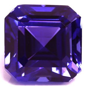 Tanzanit 10,04 ct, niebieski, szlif szmaragdowy