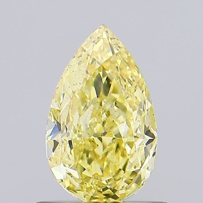 0.72 CT Fancy Vivid Yellow PEAR
