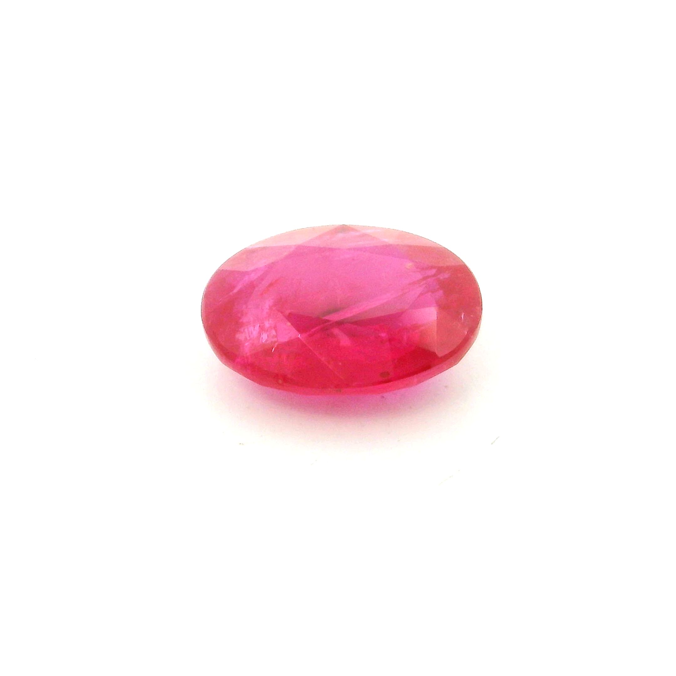 1.48 ct Oval ruby
