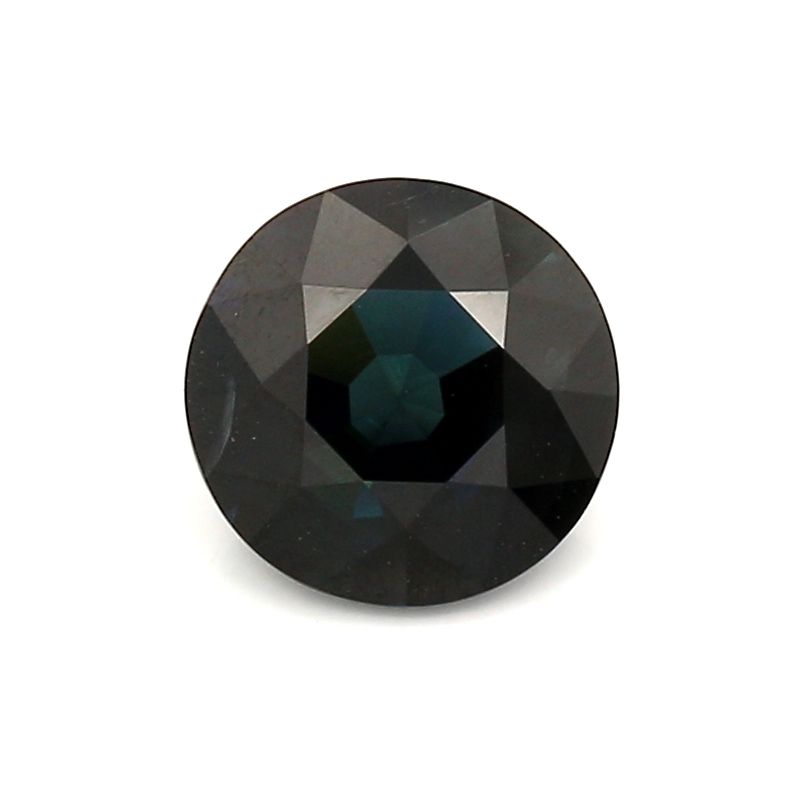 Szafir 1,71 ct, niebieski, szlif okrągły