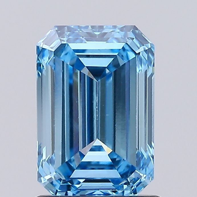 1.31-carat emerald diamond with null color, null cut, and VS2 clarity.