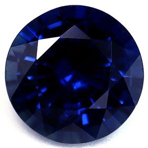 Szafir 1,10 ct, niebieski, szlif okrągły