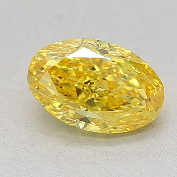 1.02 CT Fancy Vivid Yellow OVAL