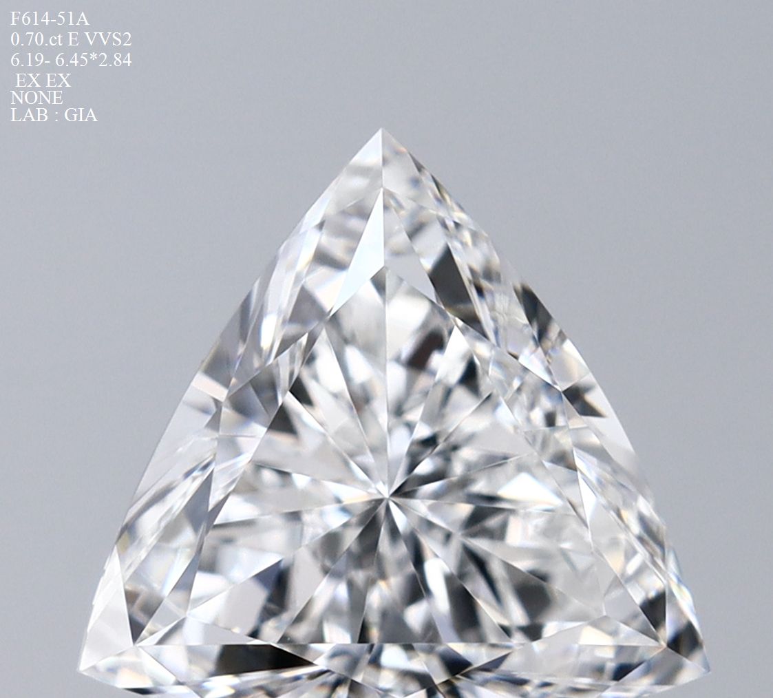 Prírodný diamant triangel,...