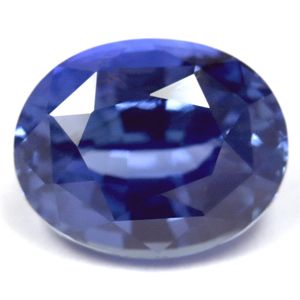 Szafir 4,34 ct, niebieski, szlif owalny