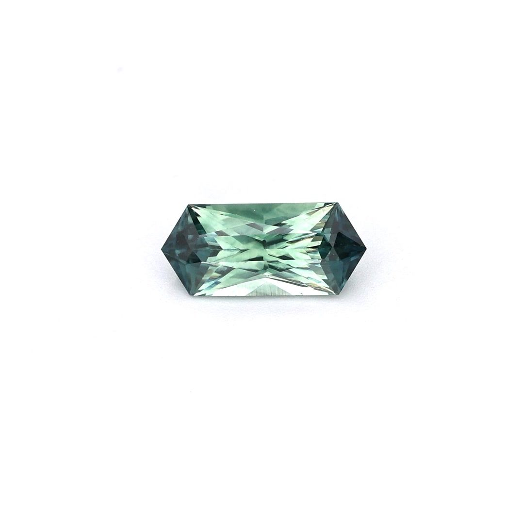 SAPPHIRE FACETED 0.71ct GREEN Green EC UNITEDSTATES HEATED