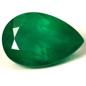 Szmaragd 1,16 ct, zielony, szlif gruszka
