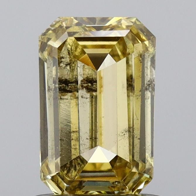 1.0 CT Fancy Vivid Yellow EMERALD