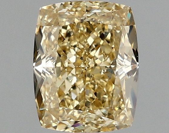 1.09 CT Fancy Yellow CUSHION MODIFIED