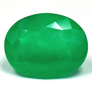 Szmaragd 9,13 ct, zielony, szlif owalny