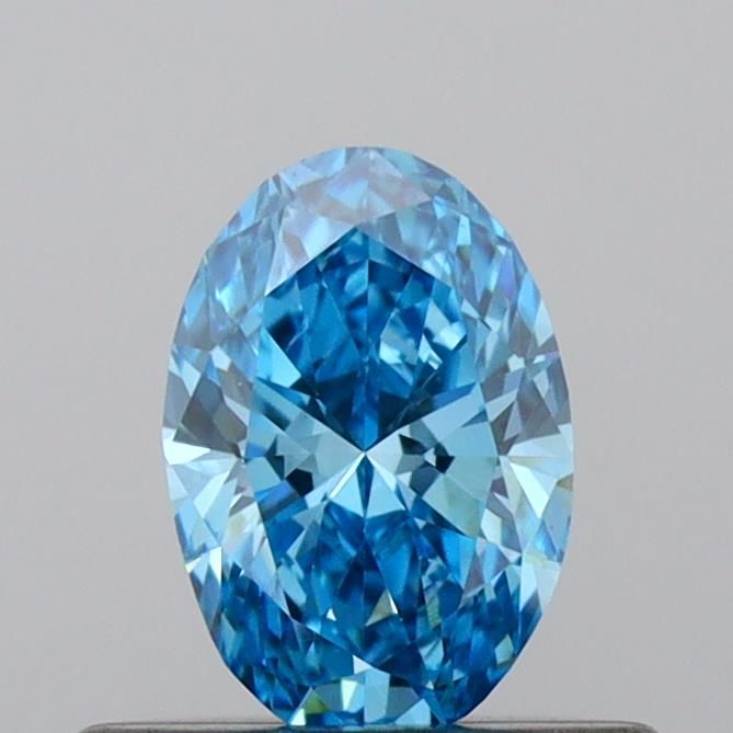 0.36 CT Fancy Vivid Green OVAL