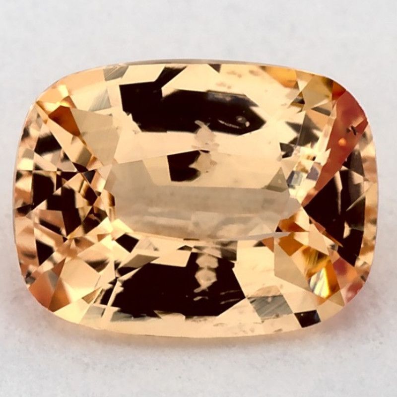 Szafir 1,52 ct, żółty, szlif cushion