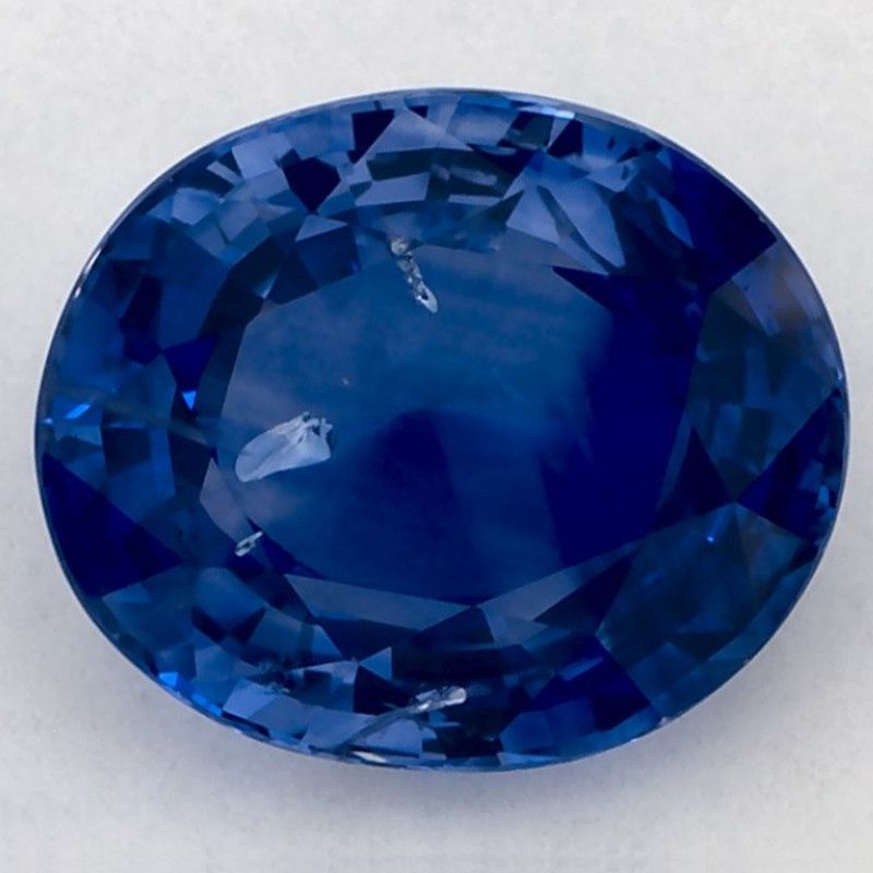Szafir 3,61 ct, niebieski, szlif owalny